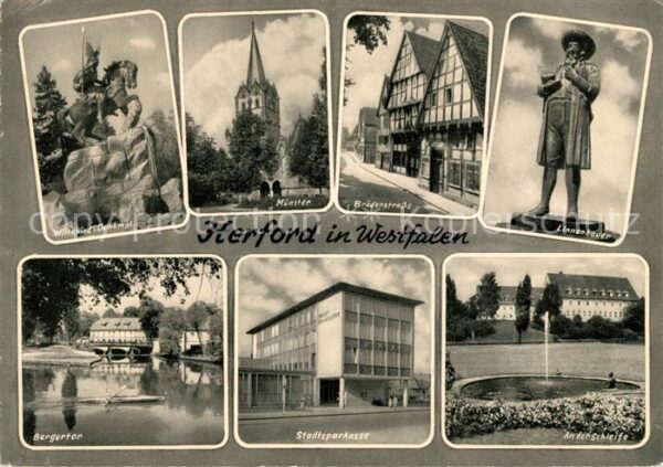 Herford Wittekind Denkmal Münster Bergertor Sta