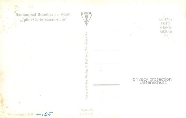 Bad Brambach Joliot Cui
Jolito Curie Sanatorium – Bild 2