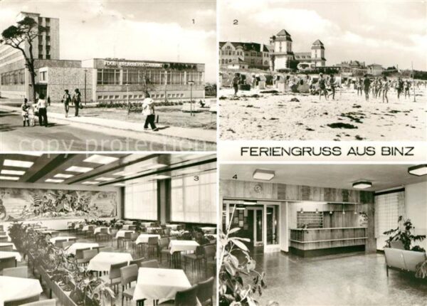 Binz Ruegen FDGB Erholungsheime Rügen und Arkona St