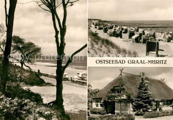 Graal-Mueritz Ostseebad Strandpromenade Badestrand in Müritz Al