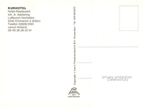 Emmerich Rhein Kurhotel Restaurant Terrasse Gastraum – Bild 2