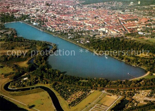 Hannover Fliegeraufnahme mit Maschsee