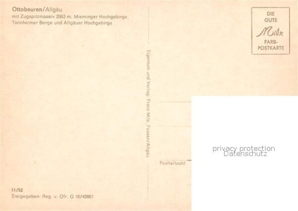 Ottobeuren Fliegeraufnahme mit Zugspitzmassiv – Bild 2