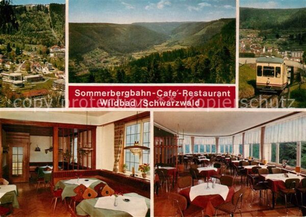 Wildbad Schwarzwald Sommerbergbahn Cafe Restaurant Speisesa