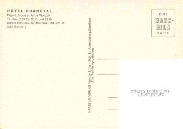 Hahnenklee-Bockswiese Harz Hotel Granetal – Bild 2