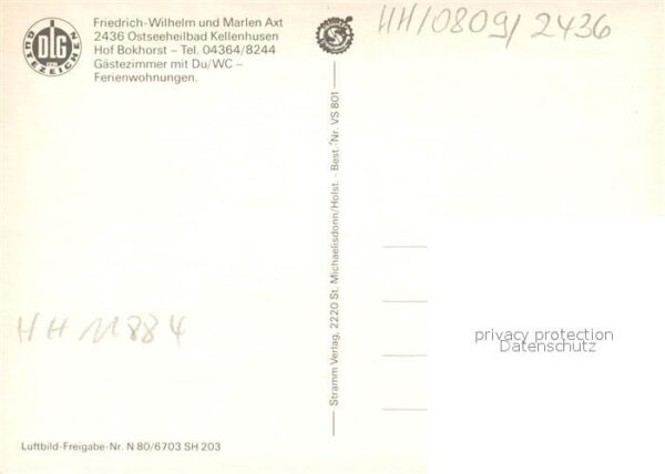 Kellenhusen Ostseebad Hof Bokhorst Zimmer Garten – Bild 2