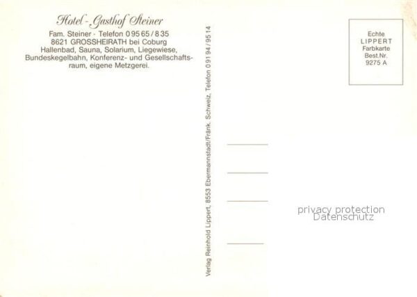 Grossheirath Hotel Gasthof Steiner Bar – Bild 2
