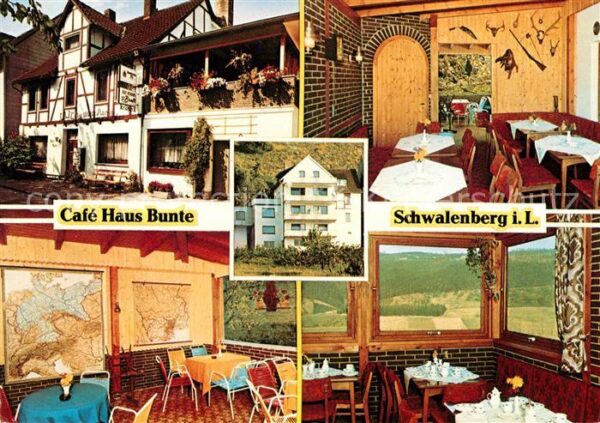 Schieder-Schwalenberg Cafe Haus Bunte Gasträume