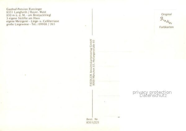Langfurth Ansbach Gasthof Ranzinger Pension – Bild 2
