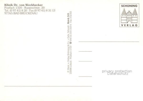 Bad Brueckenau Klinik Dr Weckbecker Hallenbad Lesezimm – Bild 2