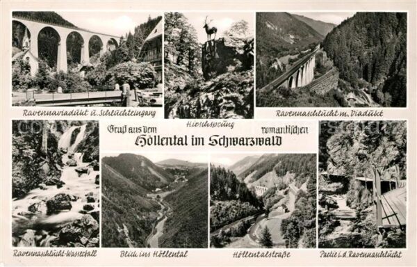 Hoellental Schwarzwald Ravennaviadukt Hirschsprung Ravennaschl
