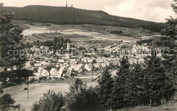 Brotterode Blick zum Inselsberg
