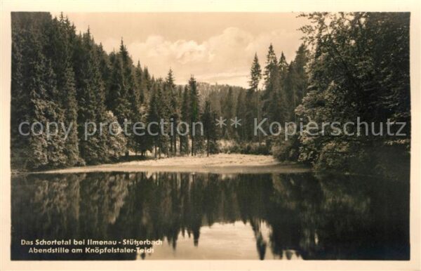 Stuetzerbach Schortetal Knöpfelstaler-Teich