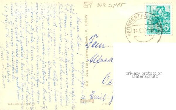 Georgenthal Gotha Korhaus Kurhaus Heim Hotel Deutscher Ho – Bild 2