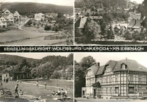 Unkeroda Wolfsburg Thueringen Betriebsferienheim Eduard Steyer Waldba
