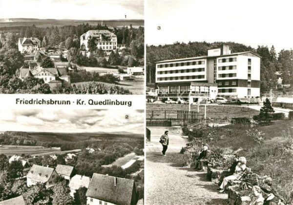 Friedrichsbrunn Harz Sanatorium Ernst Thälmann Bettenhaus Ku