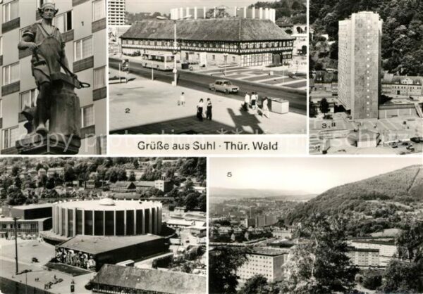 Suhl Thueringer Wald Waffenmuseum Wohnhochhaus Stadthalle de