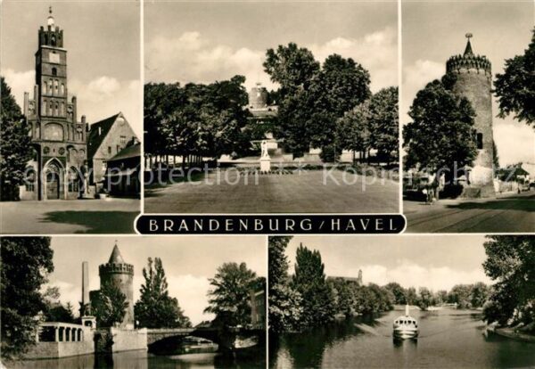 Brandenburg Havel Rathaus Marienberg Plauer Torturm