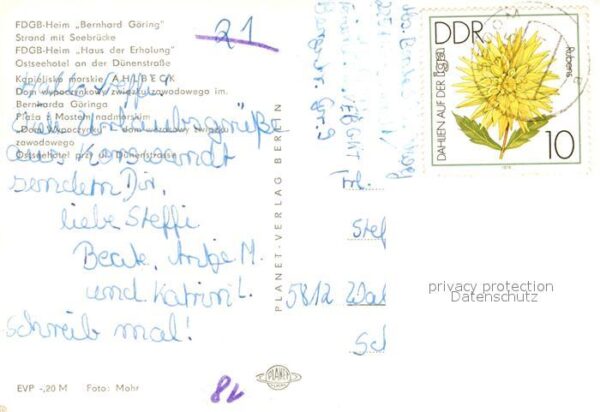 Ahlbeck Ostseebad Heim Bernhard Göring Heim Haus der Erho – Bild 2