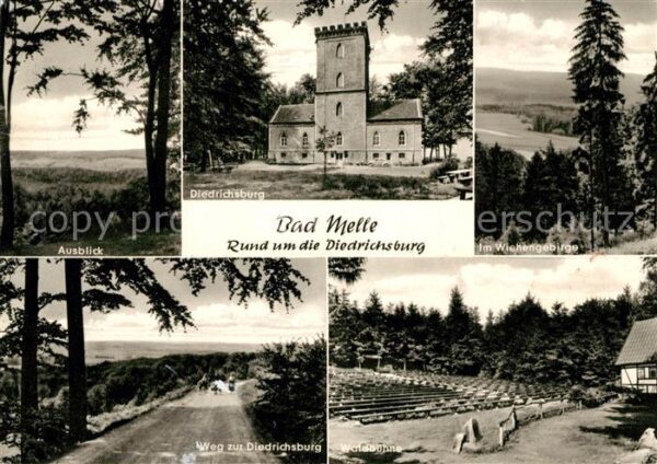 Bad Melle Osnabrueck Diedrichsburg Waldbühne