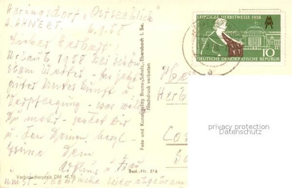 Heringsdorf Ostseebad Usedom Teilansicht – Bild 2