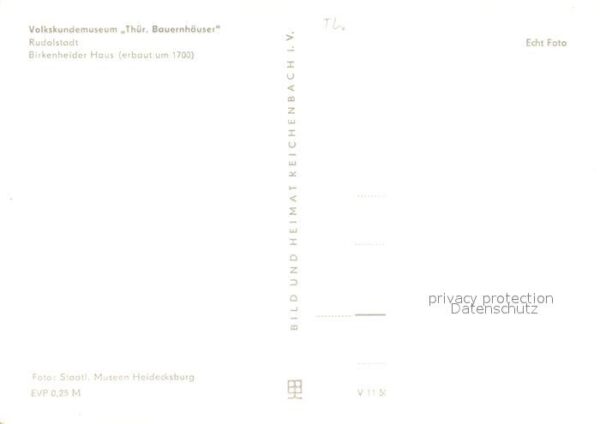 Rudolstadt Volkskundemuseum Thür Bauernhäuser – Bild 2
