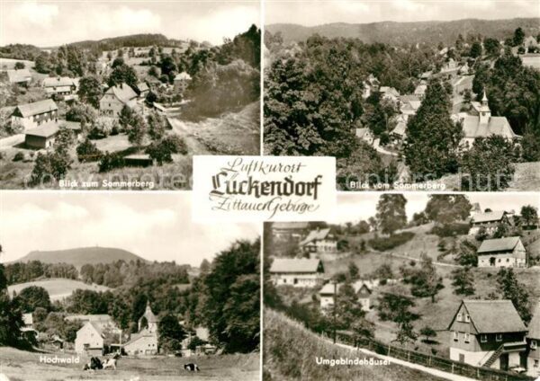 Lueckendorf Sommerberg Hochwald Umgebindehäuser