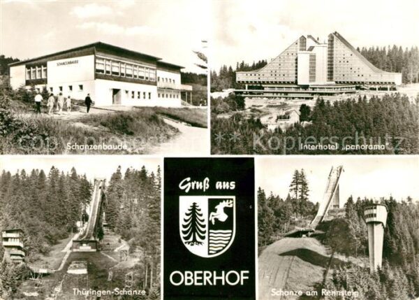 Oberhof Thueringen Schanzenbaude Interhotel Panorama Schan