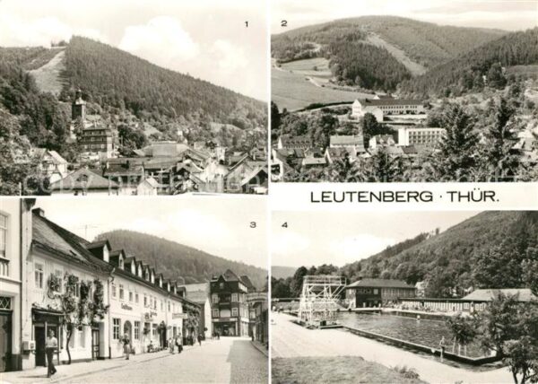 Leutenberg Thueringen Teilansicht Ernst Thälmann Oberschule H