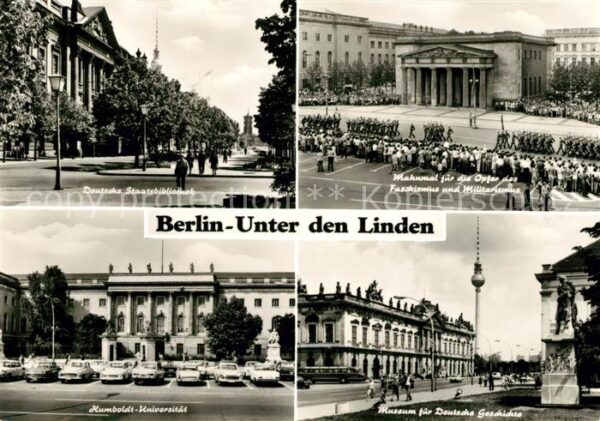 Berlin Dt Staatsbibliothek Mahnmal Humboldt Un