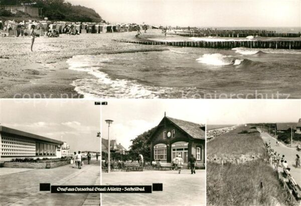 Graal-Mueritz Ostseebad Strand Broiler Gaststätte Milchbar Sees