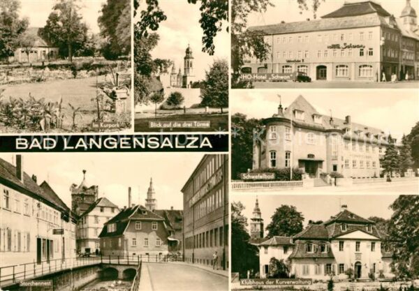 Bad Langensalza Kurpark Drei Türme HO Hotel Schwan Schw
