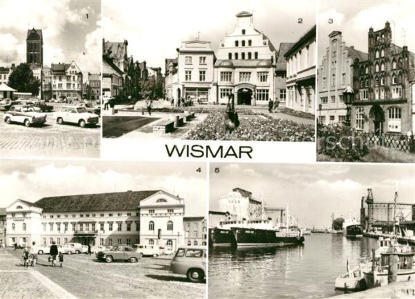 Wismar Mecklenburg Markt Krämerstrasse Alter Schwede Ratha