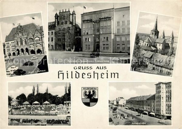 Hildesheim Markt Rathaus Templerhaus Stadtsparkass
