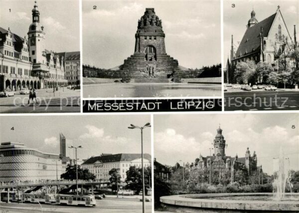 Leipzig Altes Rathaus Völkerschlachtdenkmal Kir
