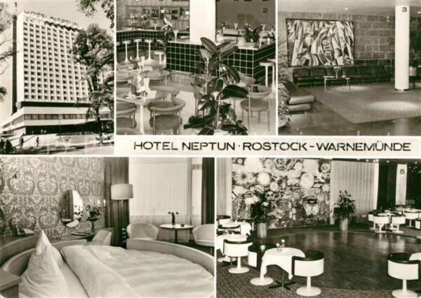 Rostock-Warnemuende Hotel Neptun Milch Bar Hotelhalle Ital