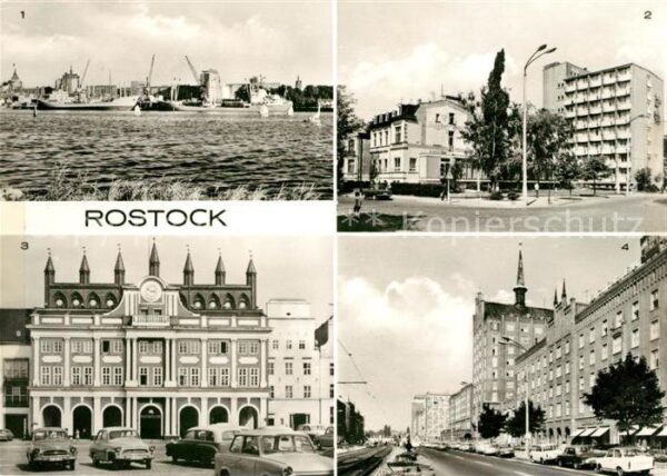 Rostock Alter Hafen HOG Bahnhofshotel Rathaus L