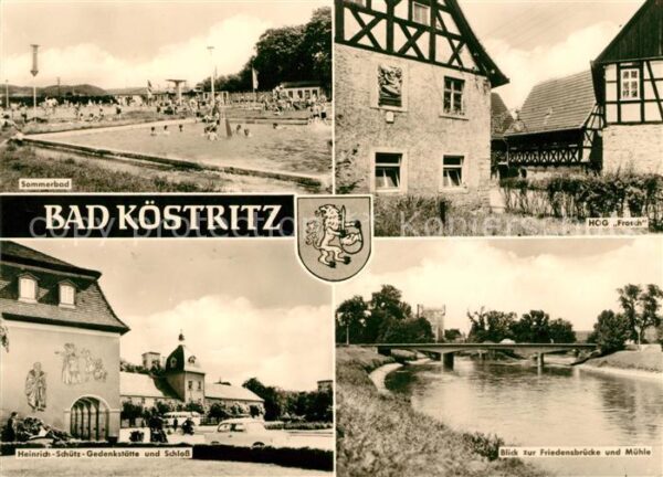 Bad Koestritz Sommerbad HOG Frosch Heinrich Schütz Ge