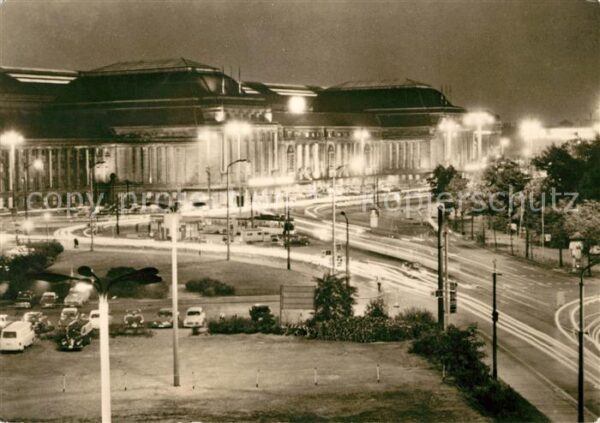 Leipzig Hauptbahnhof Nachtaufnahme