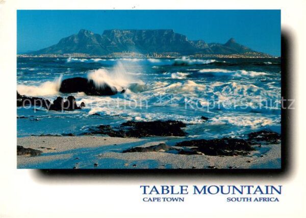 Cape Town Kaapstad Kapstadt Tafelberg Meeresbrandung