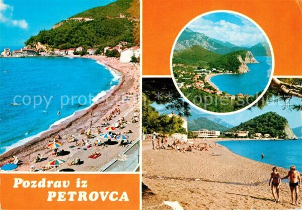 Petrovac Kiesstrand Küste
