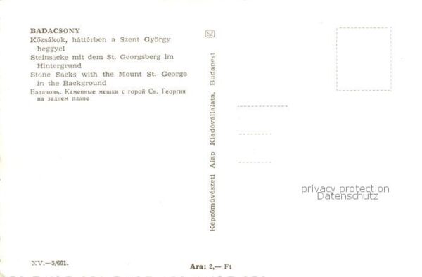 Badacsony Steinsäcke Sankt Georgsberg – Bild 2