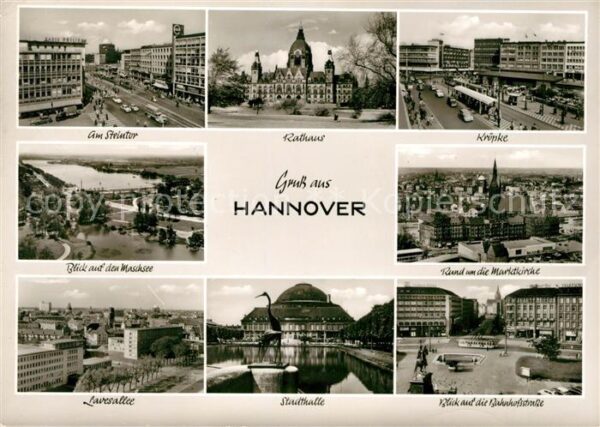 Hannover Steintor Rathaus Kröpke Maschsee Marktk