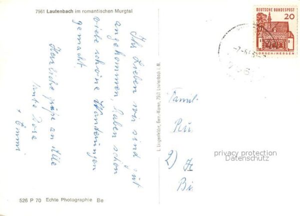 Lautenbach Gernsbach Panorama – Bild 2