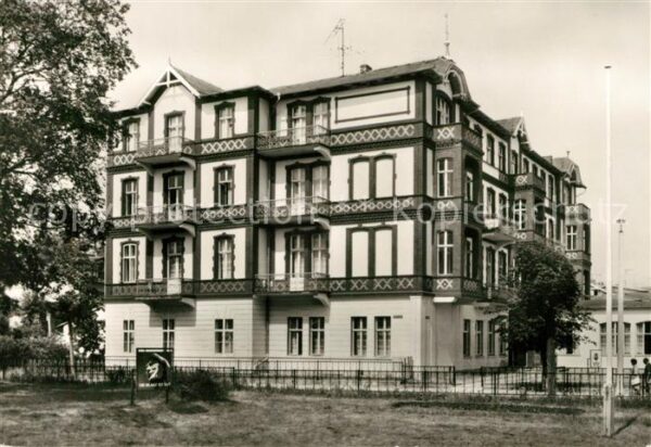 Ahlbeck Ostseebad FDGB Erholungsheim Kurt Bürger