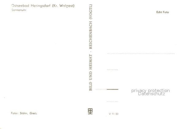 Heringsdorf Ostseebad Usedom Sonnenuhr – Bild 2