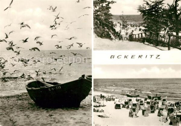 Ueckeritz Usedom Strand Boot