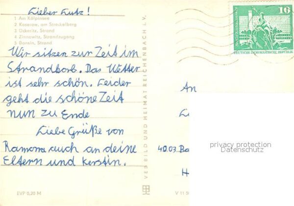 Insel Usedom Kölpinsee Koserow Streckelberg Ückeritz – Bild 2