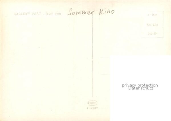 Karlovy Vary Sommer Kino – Bild 2