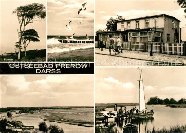 Prerow Ostseebad Darss Esperort FDGB Erholungsheim Hafen